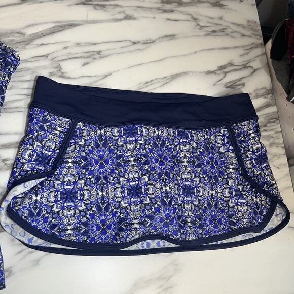 Athleta Maldives Bra Cup Tankini Bikini Swim Skirt Bottom Set 2 Piece Swimsuit S - Picture 3 of 8